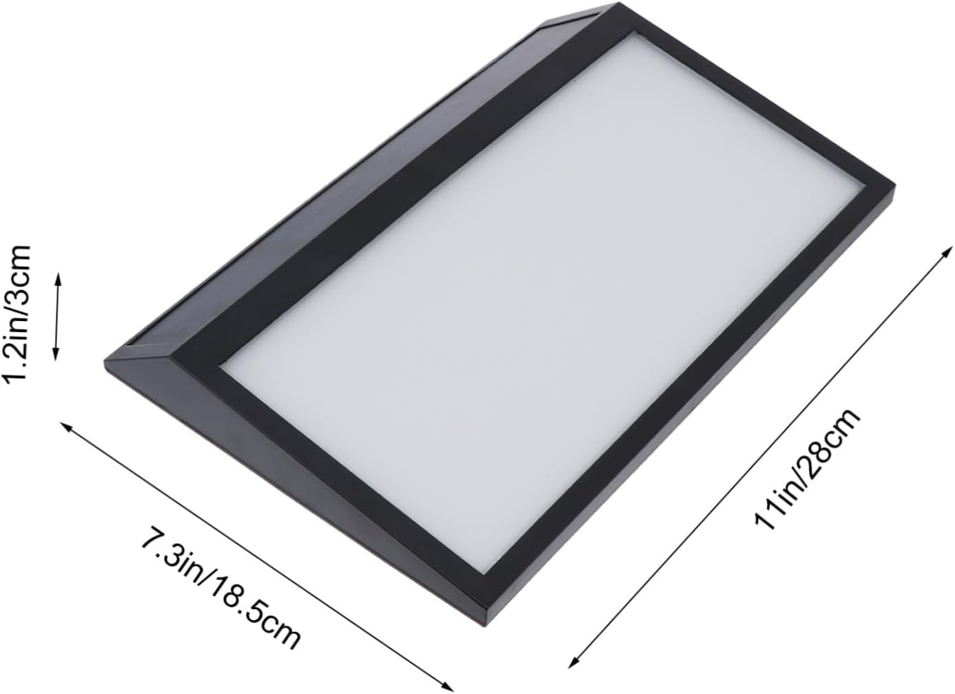 Homoyoyo Led Home Number Light Solar-powered Doorplate Address Number Hotel Address Sign Emergency Exit Indicator