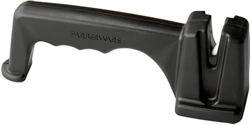 Farberware Afilador de cuchillos de mesa, negro, 7.5 pulgadas