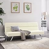 Naomi Home Zoe Convertible Folding Futon Sofa Bed Black