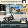 Skandika Vélo elliptique autoalimenté Carbon P25-G | Vélo elliptique d'appartement Pliable, jusqu'à 150 kg, 32 Niveaux de résistance, Bluetooth, Compatible avec apps | Appareil Cardio Training