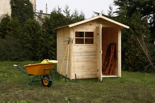 Casetta in legno per esterni con pavimento, perline spessore 16mm – mod. C200/2