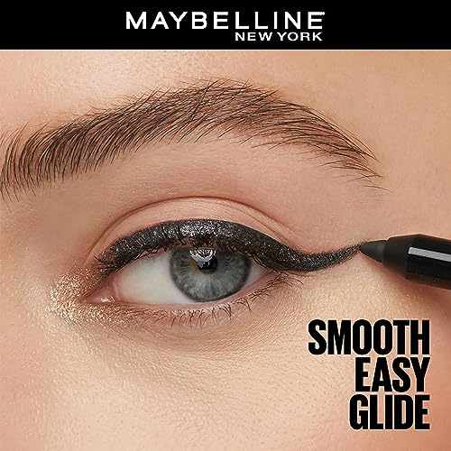 Image of MAYBELLINE New York Tattoo Studio Long-Lasting Sharpenable Eyeliner Makeup Pencil, Glide on Smooth Gel Pigment, 36 Hour Wear, Waterproof Bronze Glitz 0.04 oz