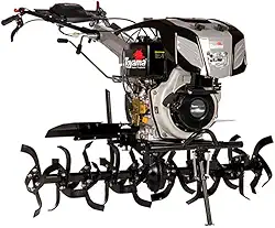 Motocutivador Diesel Toyama 11,0hp Cabo ajustável Corte 800-1350 mm com Farol Partida Elétrica Rodas 4.0"-8" Tdt135re8-xp