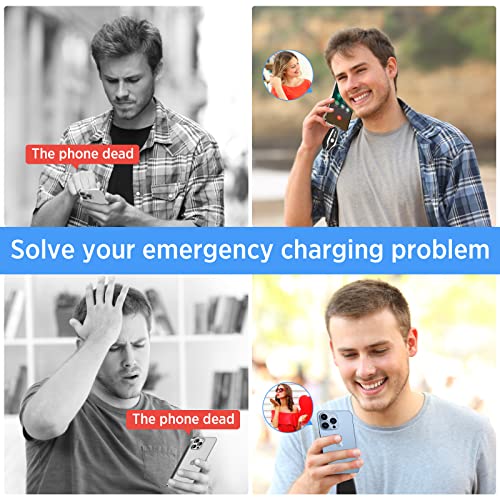 Gaidega Mini Emergency Power Pod, 100% Full Capacity Keychain Portable Charger For Iphone, Power Emergency Pod Fast Charging Power Bank Battery Pack For Iphone, Ipad, Airpods #TOP5