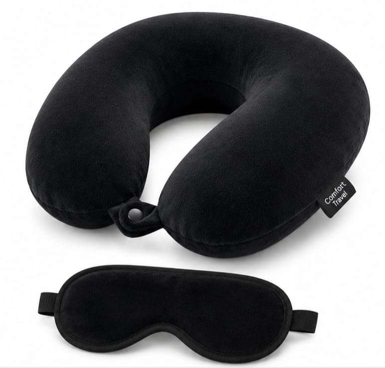 Neck Pillow for Travelling Airplane Travel Pillow Comfortable Head Rest Neck Holder Pillow-image-32