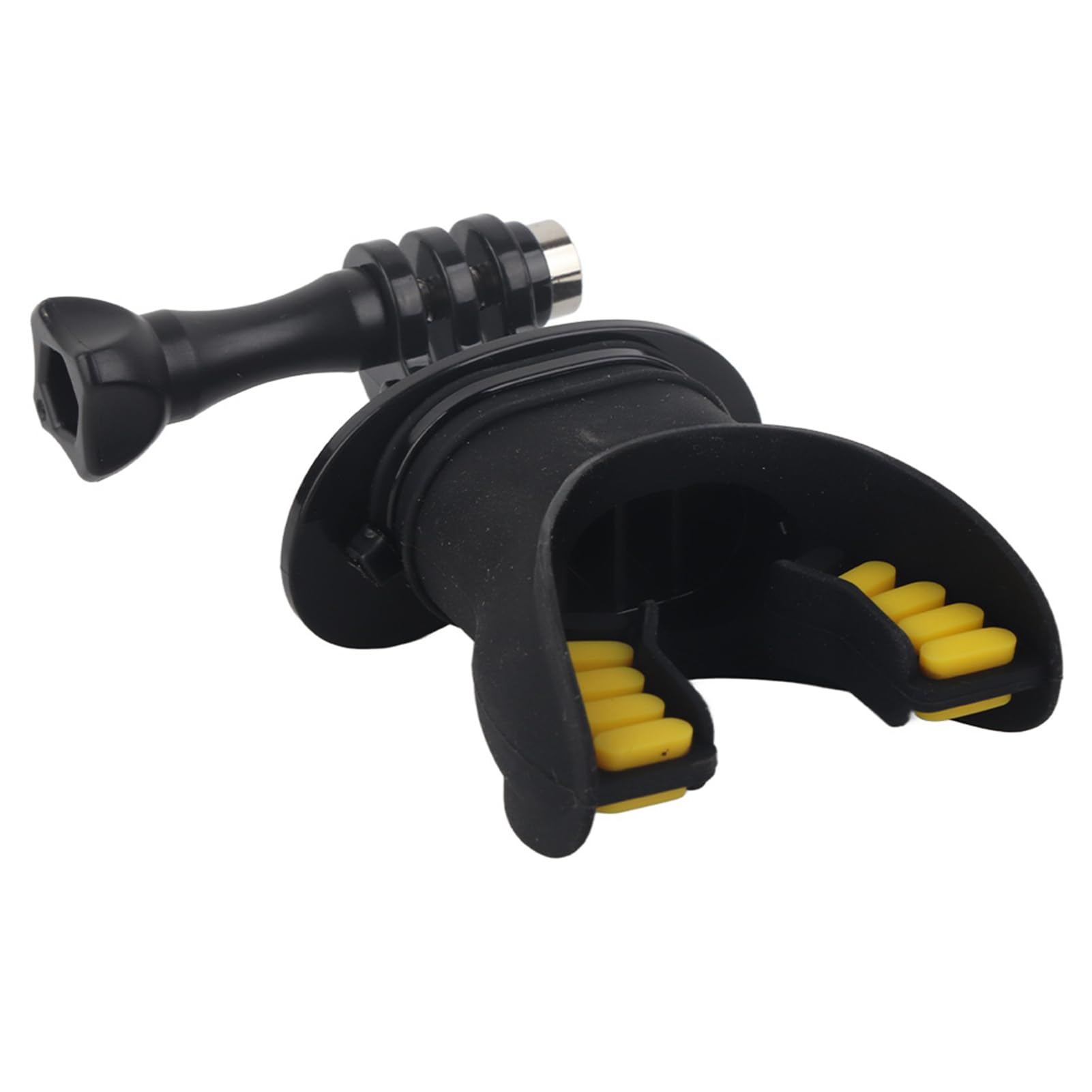 Topiky Mouth Bite Mount Adaptador del Soporte de la Boquilla Surfing Diving Skating con Floaty y Cuello Lanyard para Hero 7/6/5/4/3/3 + para cámara de acción (Negro)