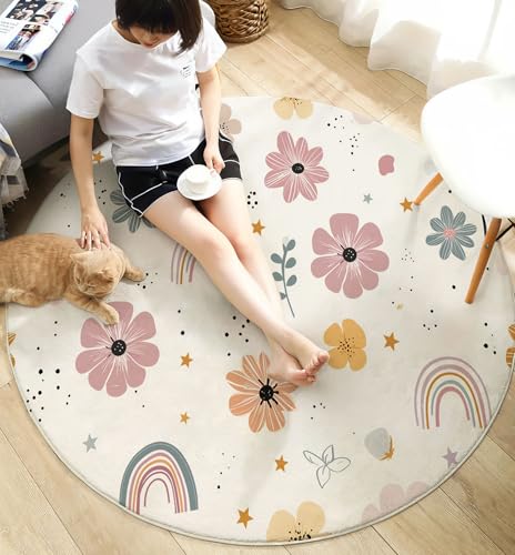 Moquette beige doux antidérapant lavable pour salle à manger