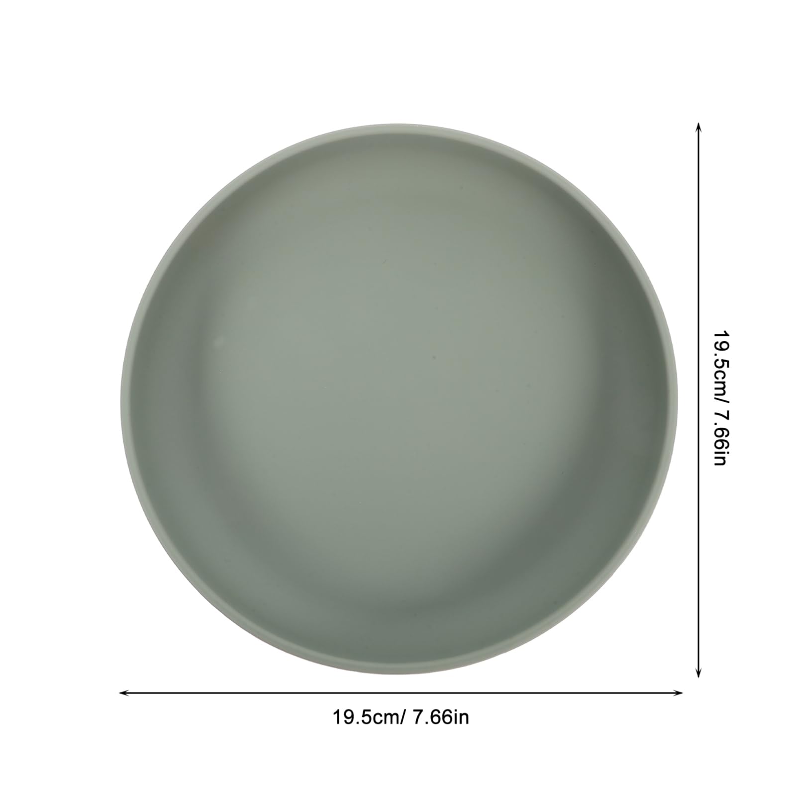 NOLITOY Silicone Suction Base Scoop Plate Elderly Care Dish Handicapped Plate Disabled Plate Elderly Plate