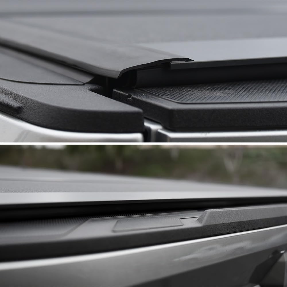 Armordillo CoveRex TFX Low Profile Flush Mount Hard Tri-Fold Truck Bed Tonneau Cover|Compatible with 2015-2022 Chevy Colorado/GMC Canyon 5 Ft (60") Short Bed|8737972|Truck Bed Cover