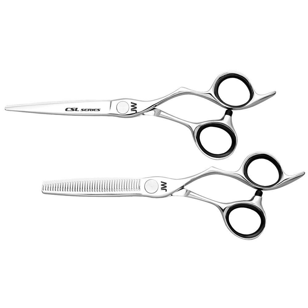 JW Shears CSL Series Shear & Thinner Combo - FREE Case Included (6.75