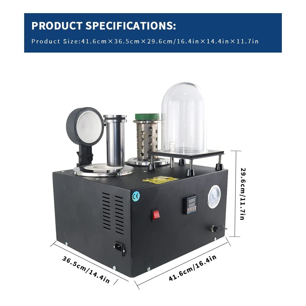 Horno de fusión eléctrico, herramienta de fundición de alta temperatura para refinar metales preciosos, crisol de grafito, ideal para tareas de fabricación de joyas