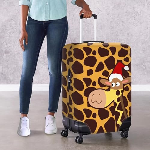 Suitcase Cover Protectors 18-21 Inch Luggage Cover for Wheeled Suitcase Luggage Covers for Suitcase Cover Set Pretty Giraffe Print4