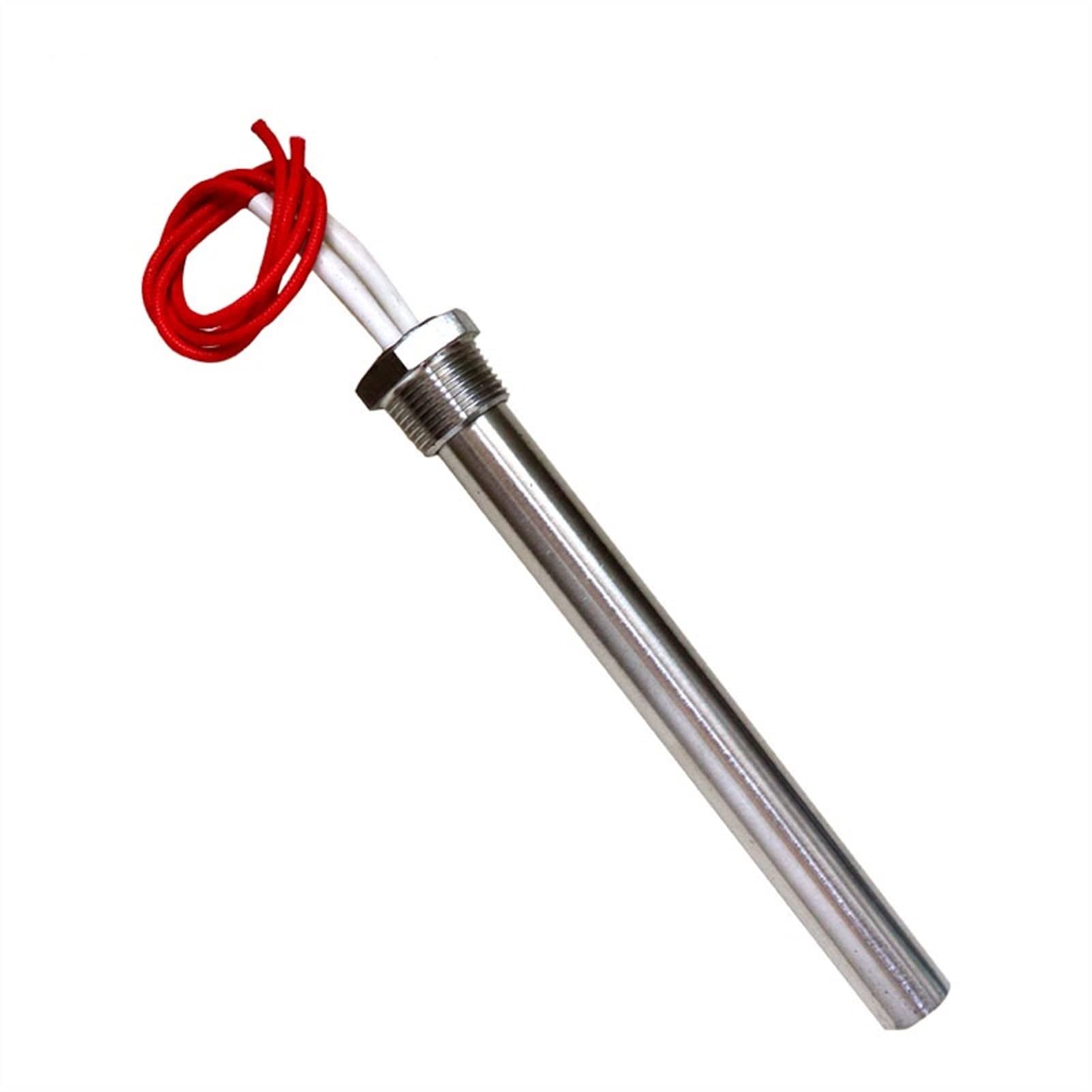 1 stück 12V-Kassettenheizer 3/4 "Fadeneintauchen DC Warmwasserbereiter aus Edelstahl 200W / 300W (Farbe : 12v, Größe : 300W 20x200mm)