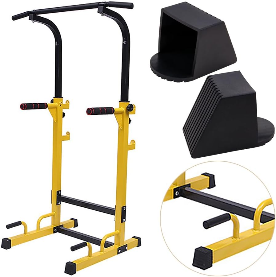 4Pcs Plastic Fitness Equipment Square Tube End Caps Slip-Resistant | Universal Weight Benches and Standing Racks Parts,Protects your Floors,Prevents Gym Equipment Storage Shelving from Sliding
