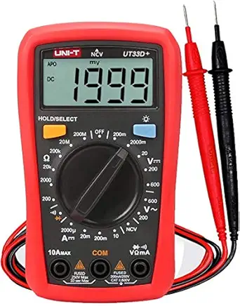 UNI-T UT33D+ Palm Size Multimeter with NCV