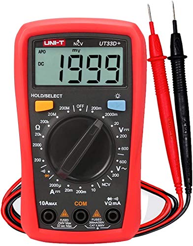 Image of UNI-T UT33D+ Reliable Digital Multimeter, Palm-sized, with non-contact voltage detection, for the field engineers