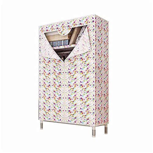 Armoire portative installation rapide penderie tissu oxford angle 168 cm - 2