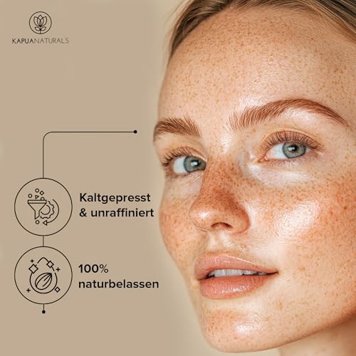Rizinusöl Kaltgepresst Bio -100 ml - 100% kaltgepresst & ohne Hexan, hoher Ricinolsäuregehalt, Haaröl & Gesichtsöl für Bart, Wimpern, Brauen, Nägel & Haut – Castor Oil Organic Wimpernpflegekit