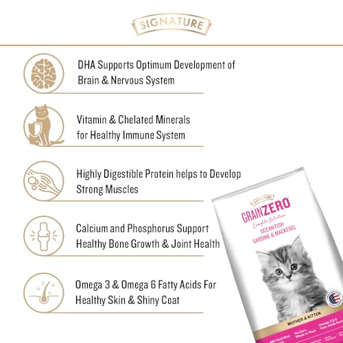 Signature-Grain-Zero-Kitten-Dry-Cat-Food-Free-with-Container-Ocean-Fish-Sardine-and-Mackeral-1kg-Pack