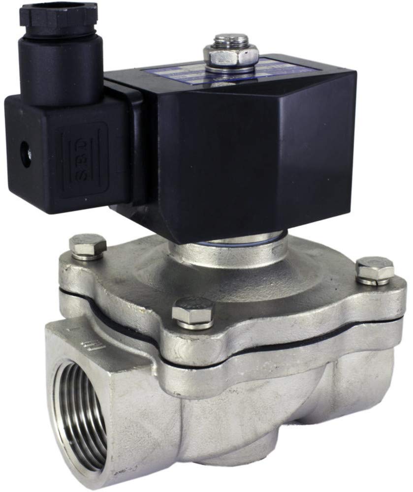 Electrovanne inox 110V Duda Diesel avec joint Viton haute résistance pour fluides corrosifs