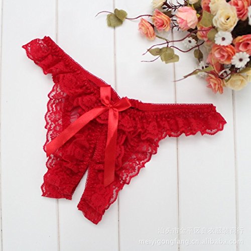 Amazon | レース 穴あき ショーツ、『脱がずにそのままGO 』できる