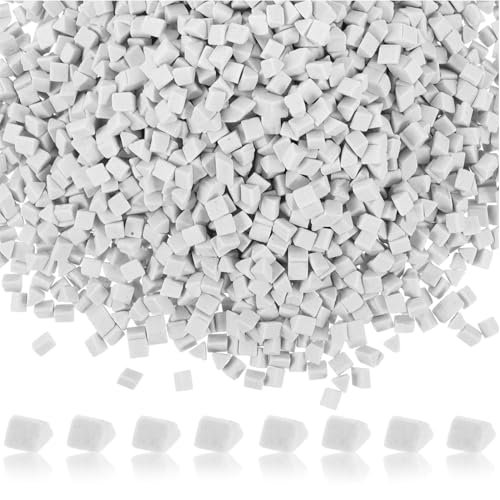 Homoyoyo DIY Triangle Abrasive Jewelry Polishing Media 4mm for Vibratory Tumbler