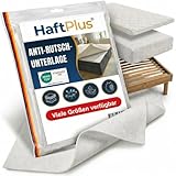 HaftPlus Antirutschmatte Matratze & Topper (90x200 cm) Extrem rutschfeste Unterlage für Boxspringbett & Lattenrost | Atmungsaktiver Matratzenschoner | Oeko-Tex, Waschbar