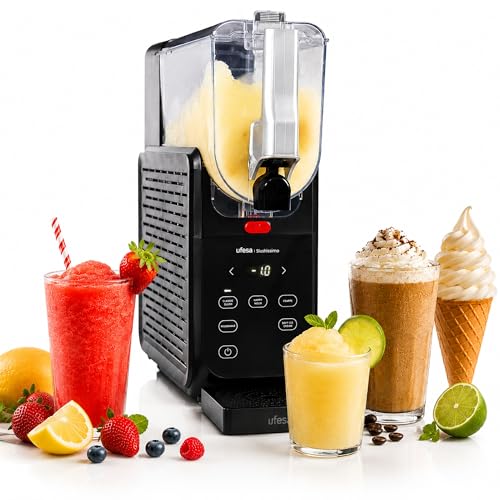 Ufesa Granizadora Slushissimo, 500W, Sin Hielo, 6 Programas Automáticos, Pantalla con Temperatura en Tiempo Real, Bebidas en 20 min, Capacidad Max 2.8L, Autolimpieza, Tecnología FrostControl