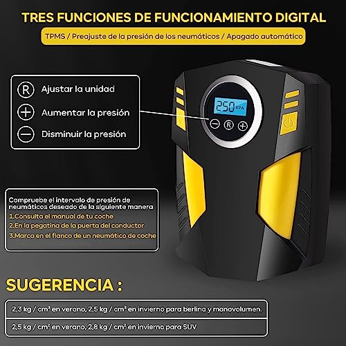 Auxilio Vial, Tools bomba inflar llantas Marca Yabely (2)