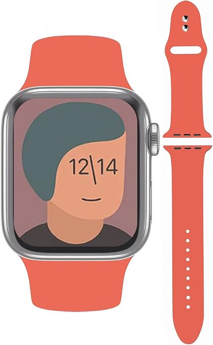 Amazon Ariri アップルウォッチ バンド シリコン ラバーバンド スポーツ くすみカラー 38mm 40mm 42mm 44mm 41mm 45mm 49mm アップルウォッチ 8 Ultra Se 7 6 5 4 3 2 1 全機種 全サイズ対応 42mm 44mm 45mm 49mm コーラルピンク