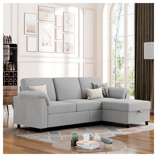 Vongrasig Convertible Sectional Sofa with Pillows