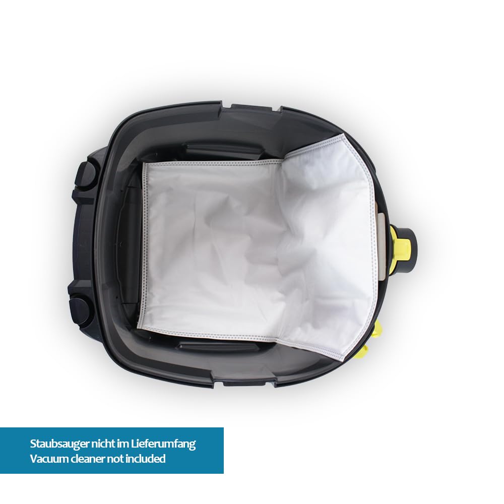 5 Sacs Aspirateur Compatibles Kärcher NT 22/1 - MisterVac 5 Couches Non-Tissé Haute Performance