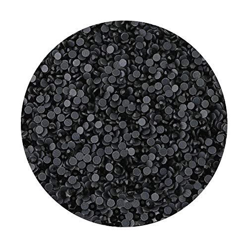 Beadsland Crystal Hotfix Rhinestone,Machine Cut Stone 2880pcs/pkg (Black,SS6/2mm)