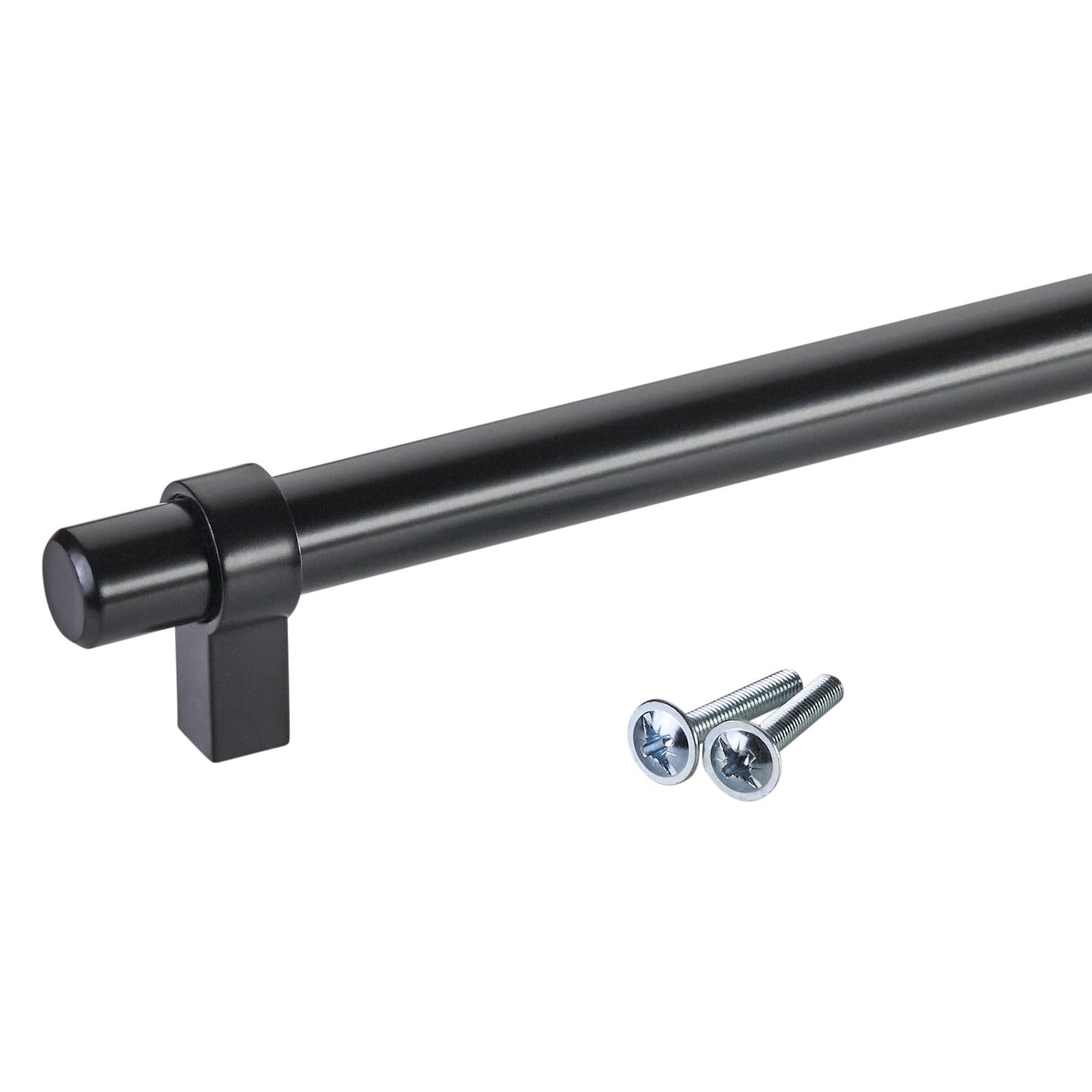 SOTECH 10er Set Möbelgriffe G20 Stahl schwarz matt lackiertStangengriffe Ø 14 mm Bohrlochabstand (BA) 890 mm Relinggriffe Gesamtlänge 930 mm