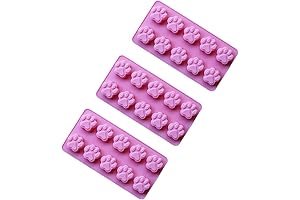 SET OF 3 PACK X Mini Silicone DOG Pet Animal Paw Print...