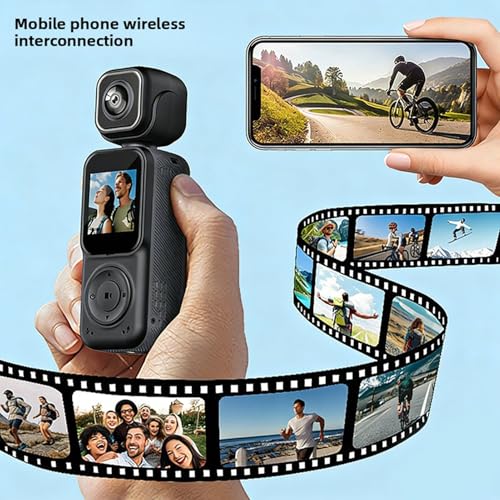 Yunseity ygc70t4ur5 Cámara portátil 4K 180° rotación miniatura 6