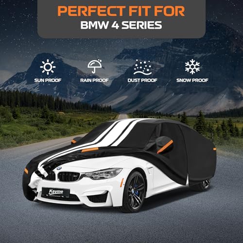 Image of Kayme Heavy Duty Car Cover Custom Fit for BMW M4 4 Series