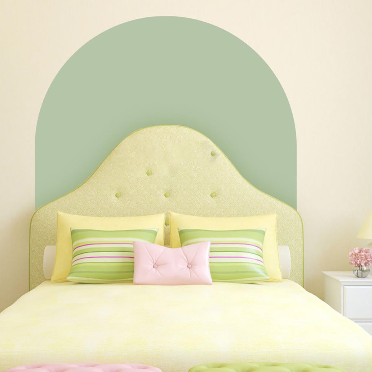 Pegatina de Pared PVC Autoadhesiva Geométrica para Hogar