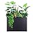 Cozdecor Planter Box Metal Tall Planters for Outdoor Plants Galvanized Steel Privacy Fence Black