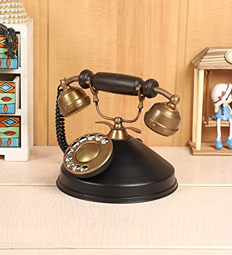 Présentoir de téléphone rétro pour décoration de salon et hall d'hôtel