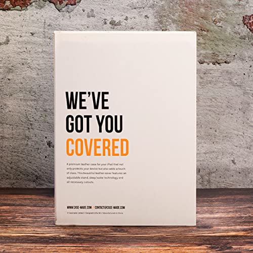 Casemade Ipad Pro 11" (1St/2Nd/3Rd/4Th Generation 2018/2020/2021/2022 Models) Real Leather Case - Premium Slim Cover/Smart Folio With Dual Stand And Auto Sleep/Wake (Tan) #TOP7