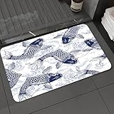 【AMPIA GAMMA DI USI】Lo appeto da agno in microfibraè bello ed elegante, Dimensioni; 50 x 80 cm (20 x 31.5 pollici), adatto per l'uso come tappetini, tappetini da camera da letto, tappetini da bagno, tappetini da porta sul retro, tappetini da lavanderia, tappetini da soggiorno, tappetini da ufficio, ecc