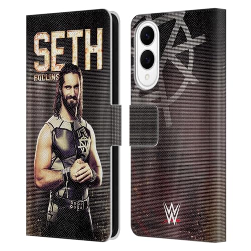 Étui en cuir Samsung Galaxy S25 Edge WWE Seth Rollins finition premium