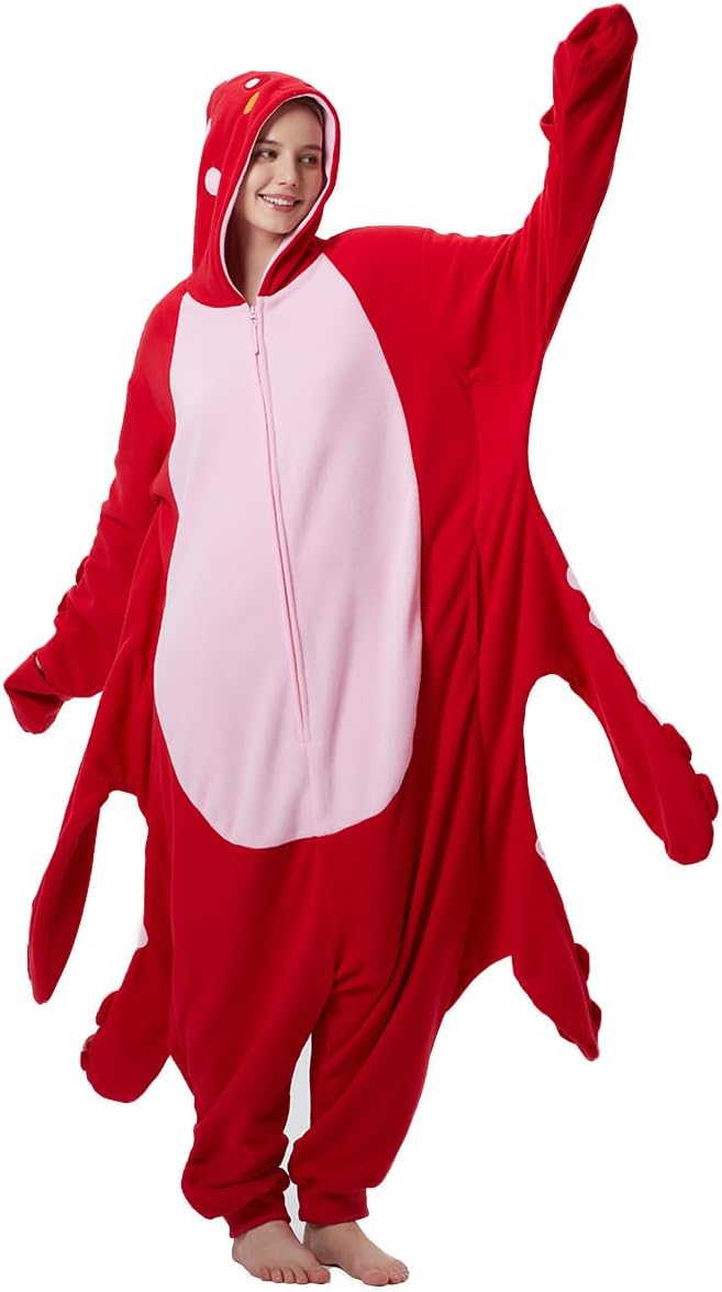 Unpifolov Octopus Pajamas Unisex Animal Jumpsuit Adult Cosplay Costumes - Image 3