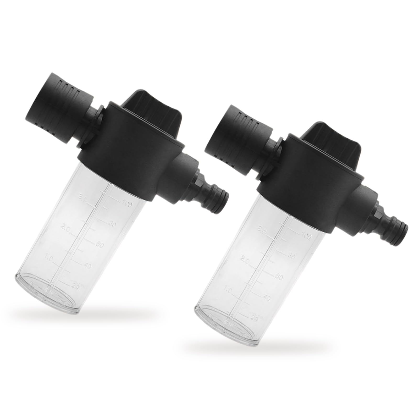 Sprayer Car Wash - Homiladi 2PCS Foam Gun for Garden Hose | Spray Pattern Hose Pipe Spray Gun with Soap Dispenser | High Pressure Snow Foam Sprayer for Car Wash, Pet Shower, Window & Garden Cleaning