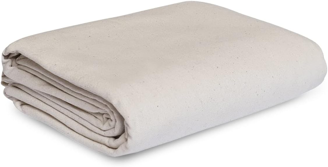 Canvas Drop Cloth 12x15 ft Pack of 1 Painters Drop Cloth Odourless