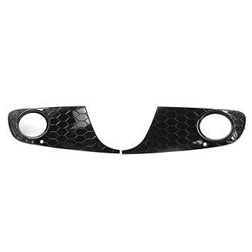 Haibing Front Bumper Grille Mesh Grill Fog Light Cover Replacement for VW Golf 6 MK6 Non-GTI 2009-13