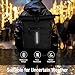 Lekeinchi Rolltop Rucksack Wasserdicht für Damen & Herren, Großer Laptop Rucksack mit Computerfach für 17 Zoll Laptop, Elegant Reiserucksack Daypack für Reisen, Radfahren, Uni Schule-Schwarz Groß(XL)