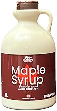 Stuttgart Maple Syrup Tradicional 1 Litro - Amber Rich Taste - 100% Puro - Xarope De Bordo Canadense