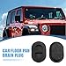 X AUTOHAUX Floor Plugs for Jeep Wrangler JK JL 2014-2023 Car Floor Pan Drain Plug Rubber Oval Drain Plugs Car Floor Hole Cover for Jeep Gladiator 2020-2023 68194821AA 4 Pcs